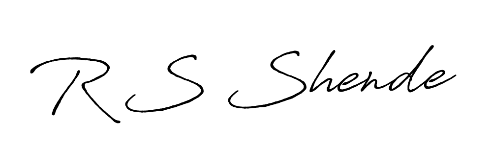 It looks lik you need a new signature style for name R S Shende. Design unique handwritten (Antro_Vectra_Bolder) signature with our free signature maker in just a few clicks. R S Shende signature style 7 images and pictures png