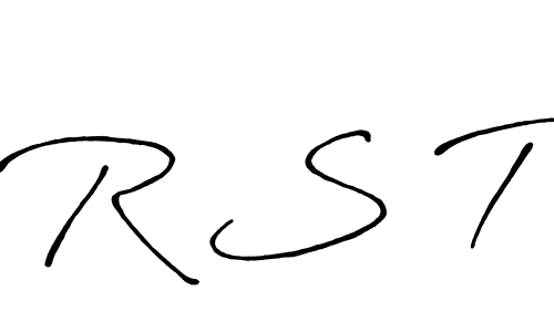 Create a beautiful signature design for name R S T. With this signature (Antro_Vectra_Bolder) fonts, you can make a handwritten signature for free. R S T signature style 7 images and pictures png