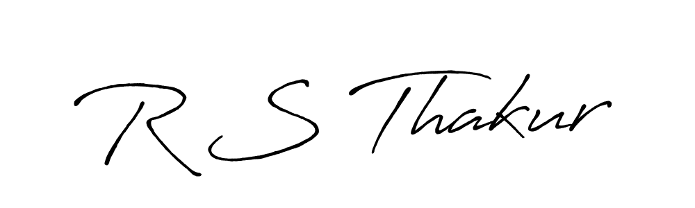 How to make R S Thakur signature? Antro_Vectra_Bolder is a professional autograph style. Create handwritten signature for R S Thakur name. R S Thakur signature style 7 images and pictures png