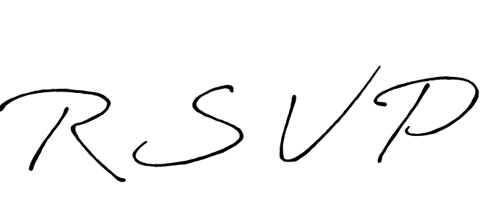 How to make R S V P signature? Antro_Vectra_Bolder is a professional autograph style. Create handwritten signature for R S V P name. R S V P signature style 7 images and pictures png