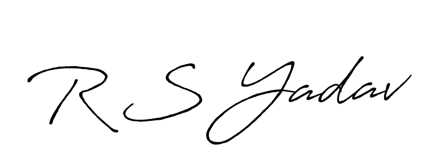 It looks lik you need a new signature style for name R S Yadav. Design unique handwritten (Antro_Vectra_Bolder) signature with our free signature maker in just a few clicks. R S Yadav signature style 7 images and pictures png