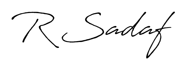 Here are the top professional signature styles for the name R Sadaf. These are the best autograph styles you can use for your name. R Sadaf signature style 7 images and pictures png
