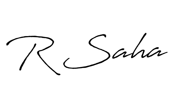 How to Draw R Saha signature style? Antro_Vectra_Bolder is a latest design signature styles for name R Saha. R Saha signature style 7 images and pictures png