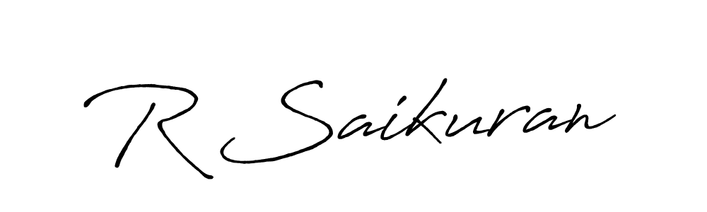 You should practise on your own different ways (Antro_Vectra_Bolder) to write your name (R Saikuran) in signature. don't let someone else do it for you. R Saikuran signature style 7 images and pictures png