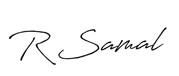Make a beautiful signature design for name R Samal. Use this online signature maker to create a handwritten signature for free. R Samal signature style 7 images and pictures png