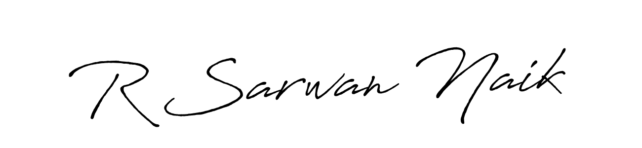 Here are the top 10 professional signature styles for the name R Sarwan Naik. These are the best autograph styles you can use for your name. R Sarwan Naik signature style 7 images and pictures png