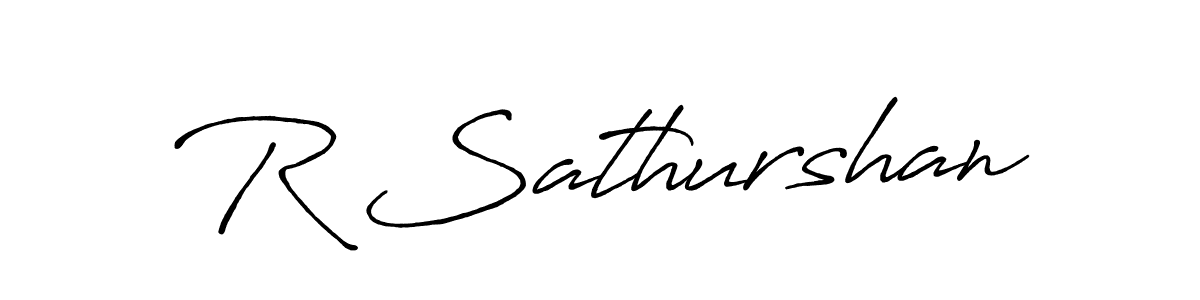 Make a beautiful signature design for name R Sathurshan. Use this online signature maker to create a handwritten signature for free. R Sathurshan signature style 7 images and pictures png