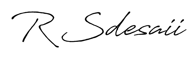 Make a beautiful signature design for name R Sdesaii. Use this online signature maker to create a handwritten signature for free. R Sdesaii signature style 7 images and pictures png