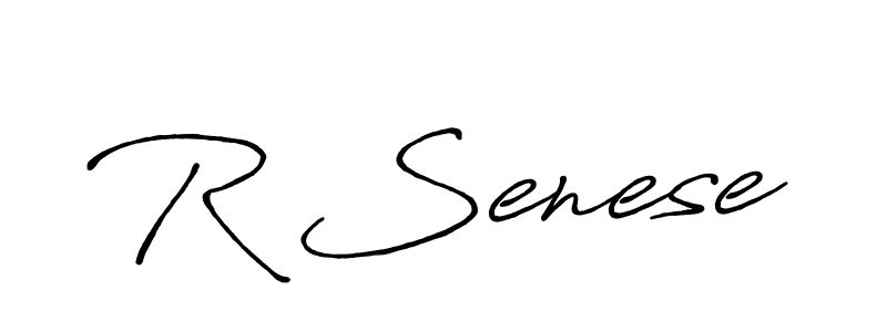 Design your own signature with our free online signature maker. With this signature software, you can create a handwritten (Antro_Vectra_Bolder) signature for name R Senese. R Senese signature style 7 images and pictures png