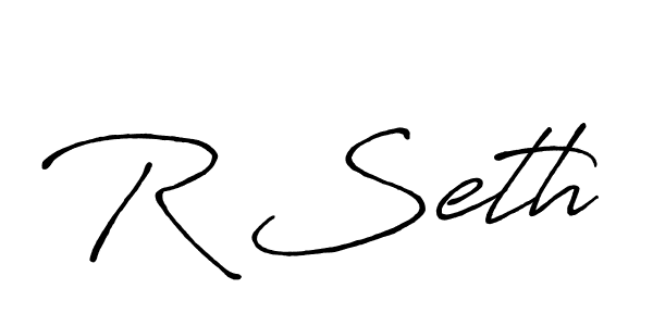 Best and Professional Signature Style for R Seth. Antro_Vectra_Bolder Best Signature Style Collection. R Seth signature style 7 images and pictures png