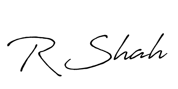 Also we have R Shah name is the best signature style. Create professional handwritten signature collection using Antro_Vectra_Bolder autograph style. R Shah signature style 7 images and pictures png