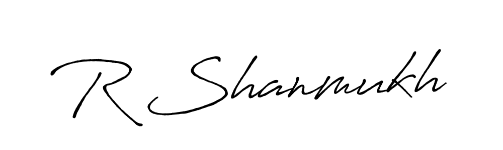 Once you've used our free online signature maker to create your best signature Antro_Vectra_Bolder style, it's time to enjoy all of the benefits that R Shanmukh name signing documents. R Shanmukh signature style 7 images and pictures png