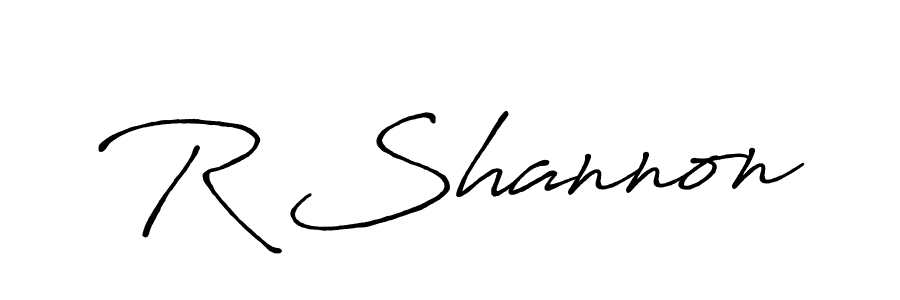 Also You can easily find your signature by using the search form. We will create R Shannon name handwritten signature images for you free of cost using Antro_Vectra_Bolder sign style. R Shannon signature style 7 images and pictures png