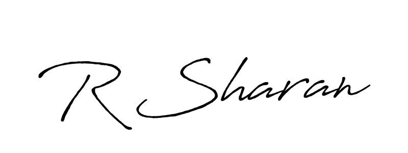 Also we have R Sharan name is the best signature style. Create professional handwritten signature collection using Antro_Vectra_Bolder autograph style. R Sharan signature style 7 images and pictures png