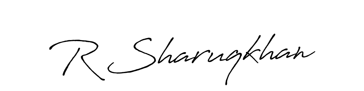 Similarly Antro_Vectra_Bolder is the best handwritten signature design. Signature creator online .You can use it as an online autograph creator for name R Sharuqkhan. R Sharuqkhan signature style 7 images and pictures png