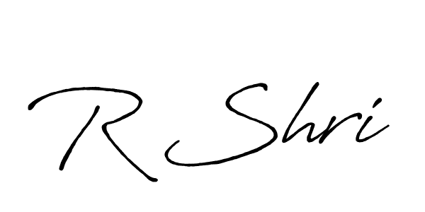 Also You can easily find your signature by using the search form. We will create R Shri name handwritten signature images for you free of cost using Antro_Vectra_Bolder sign style. R Shri signature style 7 images and pictures png