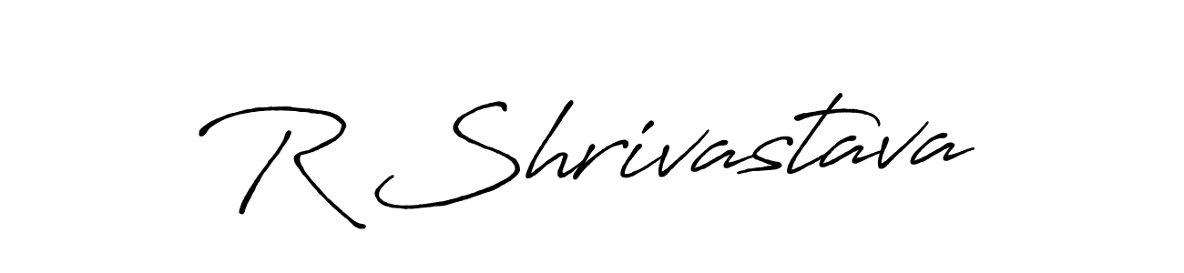 You should practise on your own different ways (Antro_Vectra_Bolder) to write your name (R Shrivastava) in signature. don't let someone else do it for you. R Shrivastava signature style 7 images and pictures png