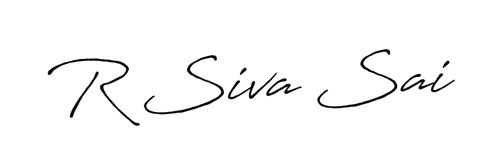 Also we have R Siva Sai name is the best signature style. Create professional handwritten signature collection using Antro_Vectra_Bolder autograph style. R Siva Sai signature style 7 images and pictures png