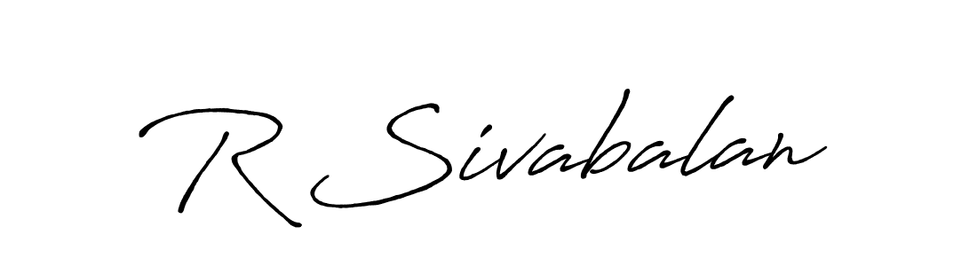 Once you've used our free online signature maker to create your best signature Antro_Vectra_Bolder style, it's time to enjoy all of the benefits that R Sivabalan name signing documents. R Sivabalan signature style 7 images and pictures png