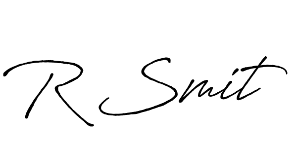 It looks lik you need a new signature style for name R Smit. Design unique handwritten (Antro_Vectra_Bolder) signature with our free signature maker in just a few clicks. R Smit signature style 7 images and pictures png