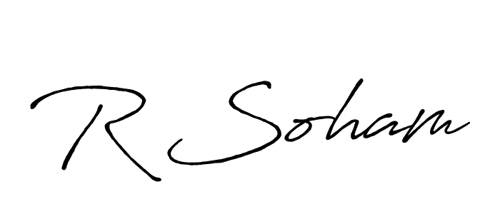 Make a beautiful signature design for name R Soham. Use this online signature maker to create a handwritten signature for free. R Soham signature style 7 images and pictures png