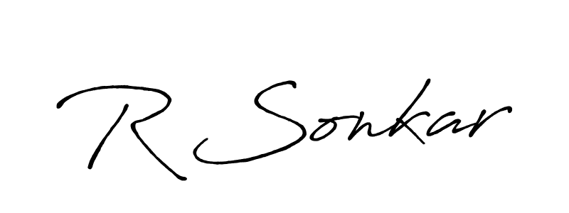 Make a beautiful signature design for name R Sonkar. Use this online signature maker to create a handwritten signature for free. R Sonkar signature style 7 images and pictures png