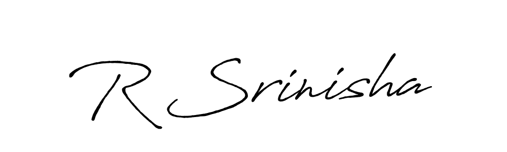 Antro_Vectra_Bolder is a professional signature style that is perfect for those who want to add a touch of class to their signature. It is also a great choice for those who want to make their signature more unique. Get R Srinisha name to fancy signature for free. R Srinisha signature style 7 images and pictures png