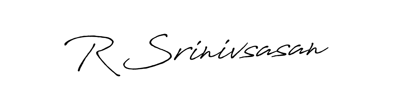 You should practise on your own different ways (Antro_Vectra_Bolder) to write your name (R Srinivsasan) in signature. don't let someone else do it for you. R Srinivsasan signature style 7 images and pictures png