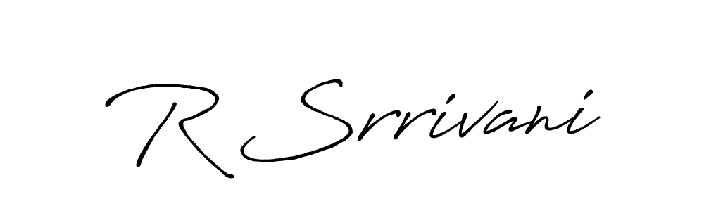 Make a beautiful signature design for name R Srrivani. Use this online signature maker to create a handwritten signature for free. R Srrivani signature style 7 images and pictures png