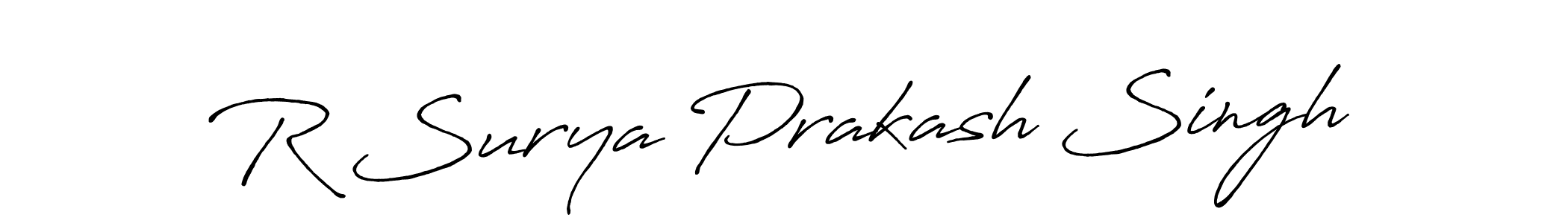 Make a beautiful signature design for name R Surya Prakash Singh. Use this online signature maker to create a handwritten signature for free. R Surya Prakash Singh signature style 7 images and pictures png