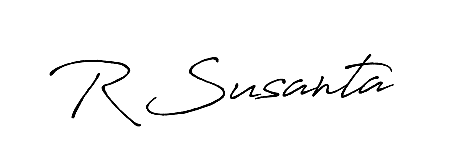 Similarly Antro_Vectra_Bolder is the best handwritten signature design. Signature creator online .You can use it as an online autograph creator for name R Susanta. R Susanta signature style 7 images and pictures png