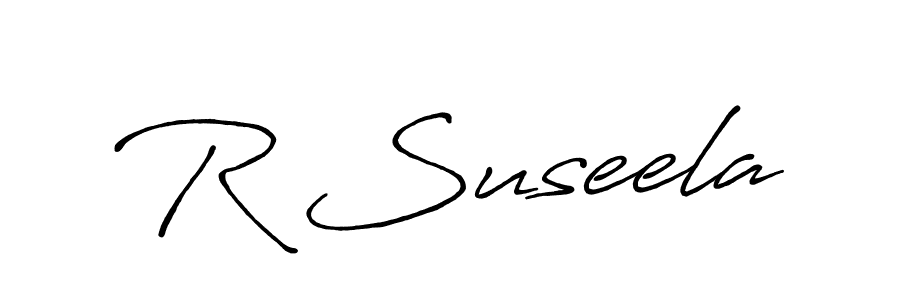 Also we have R Suseela name is the best signature style. Create professional handwritten signature collection using Antro_Vectra_Bolder autograph style. R Suseela signature style 7 images and pictures png