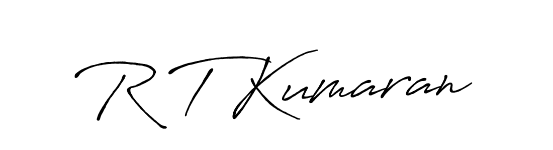 Also You can easily find your signature by using the search form. We will create R T Kumaran name handwritten signature images for you free of cost using Antro_Vectra_Bolder sign style. R T Kumaran signature style 7 images and pictures png