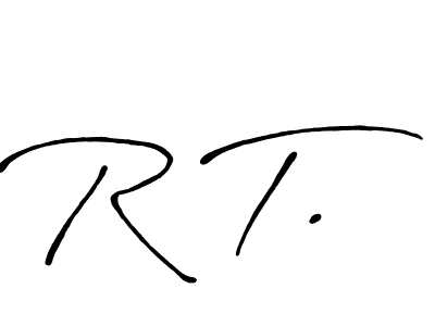 Also we have R T. name is the best signature style. Create professional handwritten signature collection using Antro_Vectra_Bolder autograph style. R T. signature style 7 images and pictures png
