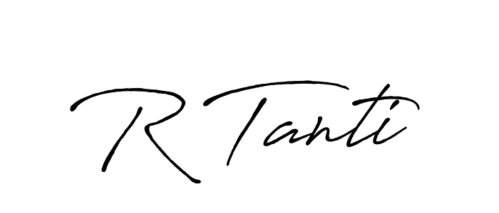 R Tanti stylish signature style. Best Handwritten Sign (Antro_Vectra_Bolder) for my name. Handwritten Signature Collection Ideas for my name R Tanti. R Tanti signature style 7 images and pictures png