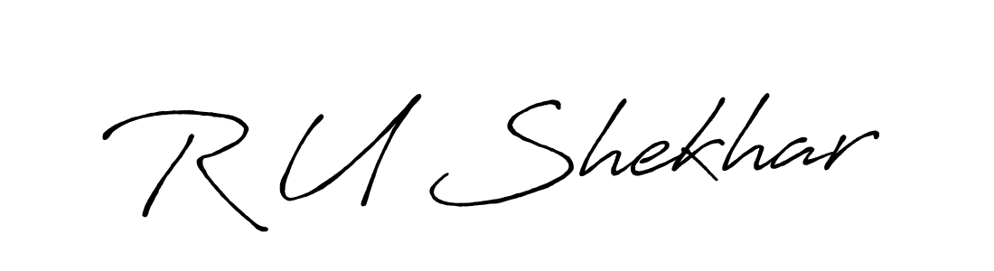 if you are searching for the best signature style for your name R U Shekhar. so please give up your signature search. here we have designed multiple signature styles  using Antro_Vectra_Bolder. R U Shekhar signature style 7 images and pictures png