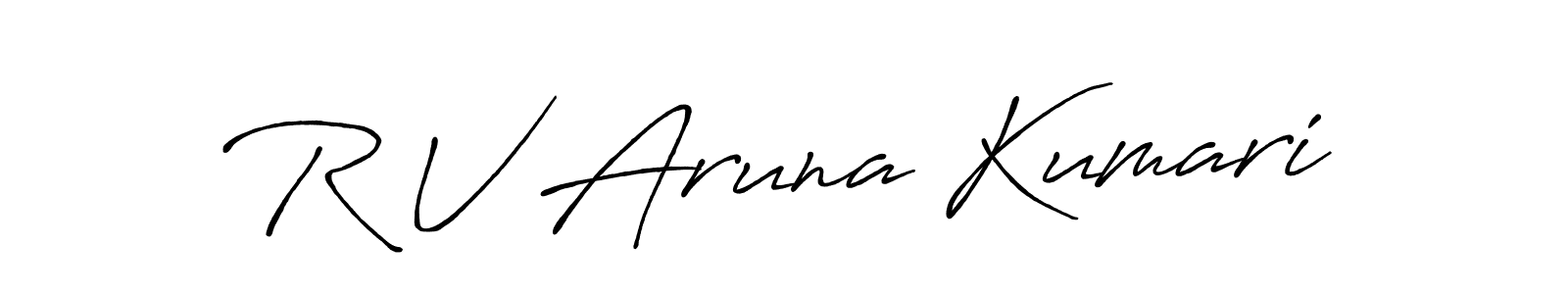 See photos of R V Aruna Kumari official signature by Spectra . Check more albums & portfolios. Read reviews & check more about Antro_Vectra_Bolder font. R V Aruna Kumari signature style 7 images and pictures png