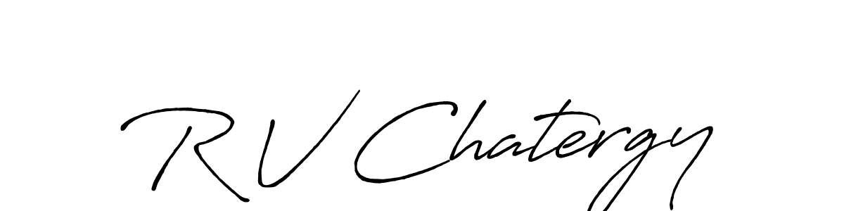 Here are the top 10 professional signature styles for the name R V Chatergy. These are the best autograph styles you can use for your name. R V Chatergy signature style 7 images and pictures png