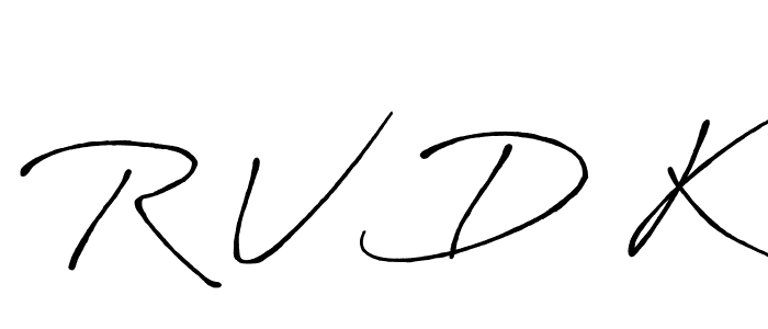 Make a short R V D K signature style. Manage your documents anywhere anytime using Antro_Vectra_Bolder. Create and add eSignatures, submit forms, share and send files easily. R V D K signature style 7 images and pictures png