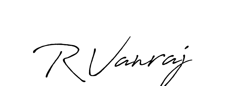 Make a short R Vanraj signature style. Manage your documents anywhere anytime using Antro_Vectra_Bolder. Create and add eSignatures, submit forms, share and send files easily. R Vanraj signature style 7 images and pictures png