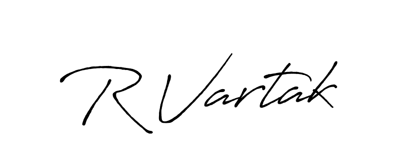 Antro_Vectra_Bolder is a professional signature style that is perfect for those who want to add a touch of class to their signature. It is also a great choice for those who want to make their signature more unique. Get R Vartak name to fancy signature for free. R Vartak signature style 7 images and pictures png