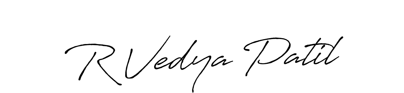 if you are searching for the best signature style for your name R Vedya Patil. so please give up your signature search. here we have designed multiple signature styles  using Antro_Vectra_Bolder. R Vedya Patil signature style 7 images and pictures png