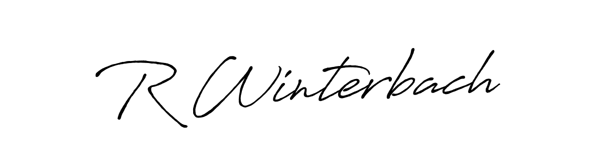 See photos of R Winterbach official signature by Spectra . Check more albums & portfolios. Read reviews & check more about Antro_Vectra_Bolder font. R Winterbach signature style 7 images and pictures png