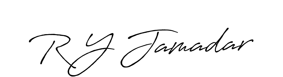 You should practise on your own different ways (Antro_Vectra_Bolder) to write your name (R Y Jamadar) in signature. don't let someone else do it for you. R Y Jamadar signature style 7 images and pictures png
