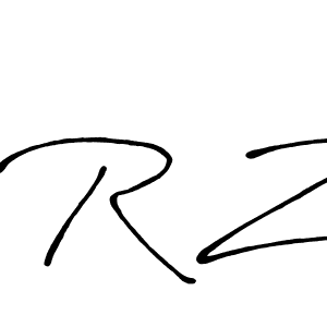 It looks lik you need a new signature style for name R Z. Design unique handwritten (Antro_Vectra_Bolder) signature with our free signature maker in just a few clicks. R Z signature style 7 images and pictures png