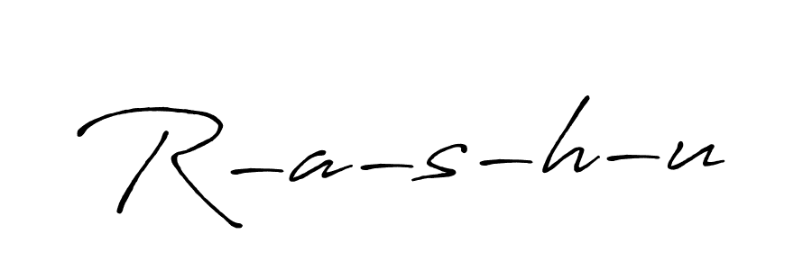 How to make R-a-s-h-u name signature. Use Antro_Vectra_Bolder style for creating short signs online. This is the latest handwritten sign. R-a-s-h-u signature style 7 images and pictures png