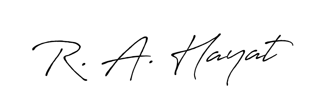 Best and Professional Signature Style for R. A. Hayat. Antro_Vectra_Bolder Best Signature Style Collection. R. A. Hayat signature style 7 images and pictures png