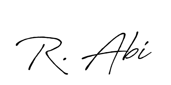 How to make R. Abi signature? Antro_Vectra_Bolder is a professional autograph style. Create handwritten signature for R. Abi name. R. Abi signature style 7 images and pictures png