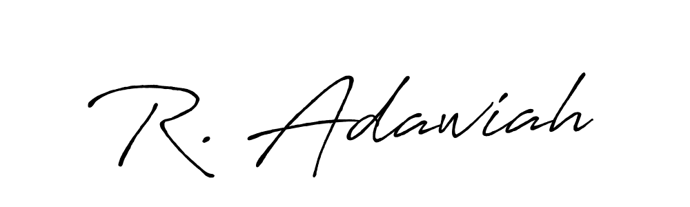See photos of R. Adawiah official signature by Spectra . Check more albums & portfolios. Read reviews & check more about Antro_Vectra_Bolder font. R. Adawiah signature style 7 images and pictures png