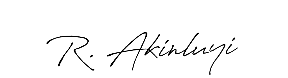 if you are searching for the best signature style for your name R. Akinluyi. so please give up your signature search. here we have designed multiple signature styles  using Antro_Vectra_Bolder. R. Akinluyi signature style 7 images and pictures png